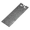 Black Antique Iron Door Push Plate 222x73mm 768