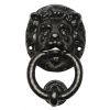 Black Antique Lion Head Door Knocker 896
