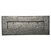 Black Antique Letter Plate 338x98mm 1083