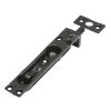 Black Antique Flush Door Bolt 203mm 1158-8