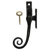 Black Antique Lockable Casement Fastener 1165