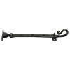 Black Antique Shepherds Crook Casement Stay 304mm 1183