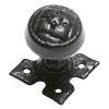 Black Antique Mortice Door Knobs 50mm 1207