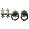 Black Antique Twisted Ring Gate Latch 254mm 1249