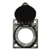 Black Antique Rim Cylinder Cover 65x58mm 1484