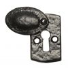 Black Antique Covered Escutcheon 1490