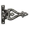 Black Antique Coronet Hinges 133x94mm 1510 In Pairs