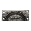 Black Antique Drawer Pull 80mm 1549