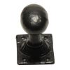 Black Antique Oval Rim Door Knobs 1551R