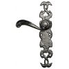 Black Antique Lever Latch Door Handles 1563