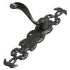 Black Antique Lever Latch Door Handles 1563