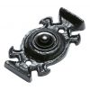 Black Antique Bell Push 89x44mm 1753
