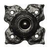 Black Antique Door Bell Push 85mm 1756