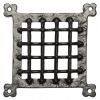 Black Antique Door Grille 165x165mm 2176