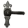 Black Antique Lever Latch Door Handles 159x50mm 2448