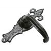Black Antique Lever Latch Door Handles 159x50mm 2448