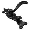 Black Antique Bathroom Door Handles 165x50 2449