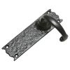 Black Antique Lever Latch Door Handles 164x47mm 2451