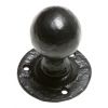 Black Antique Ball Mortice Door Knobs 44mm 3067