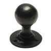 Black Antique Ball Mortice Door Knobs 44mm 3067