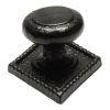 Black Antique Centre Door Knob 82mm 3072