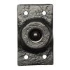 Black Antique Bell Push 77x44mm 4748