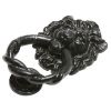 Black Antique Lion Door Knocker 101mm 4896