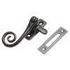 Smooth Black Iron Monkey Tail Casement Fastener 144