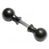 Smooth Black Iron Ball Door Knobs 44mm C387