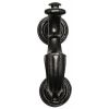 Smooth Black Iron Door Knocker 1005