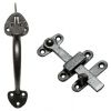 Black Iron Thumb Latch 1681