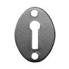 Smooth Black Escutcheon 48mm 3012