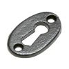 Smooth Black Escutcheon 48mm 3012