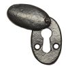Smooth Black Iron Covered Escutcheon 3045