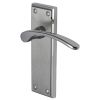 Hilton Curved Lever Dual Finish Chrome Latch Door Handles