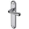 Charlbury Contoured Lever Polished Chrome Latch Door Handles