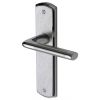 Lena Dual Finish Chrome Straight Lever Latch Door Handles