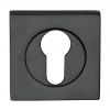 Sorrento SC-SQ0192-BLK Square Black Euro Profile Escutcheon 53mm