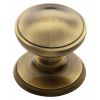 Heritage V900 Antique Brass Centre Door Knob 3in