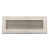 Heritage RR852 Satin Nickel Reeded Letter Plate 254x101mm