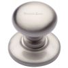 Heritage Satin Nickel Round Centre Door Knob 78mm
