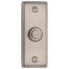 Satin Nickel Rectangular Front Door Bell 83x33mm