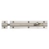 Satin Nickel Door Bolt 6x1.1/4in