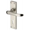 Heritage V700 Satin Nickel Windsor Lock Door Handles
