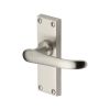 Heritage V710 Satin Nickel Windsor Short Latch Handles