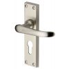 Heritage V727 Satin Nickel Windsor Euro Door Handles