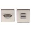 Heritage SQ4043 Satin Nickel Square Turn and Release 54mm