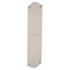 Heritage S640 Satin Nickel Shaped Door Push Plate 305x77mm