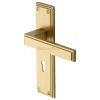 Heritage ATL5700 Satin Brass Atlantis Lock Door Handles