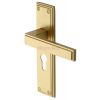 Heritage ATL5748 Satin Brass Atlantis Euro Door Handles